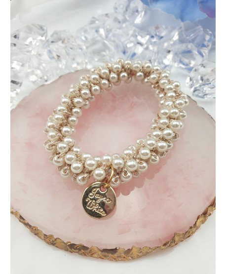 Gumki do włosów ozdobne z kryształków