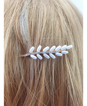 Wsuwka złota z perłą