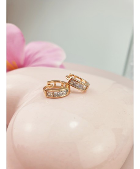 Kolczyki stal małe kółka