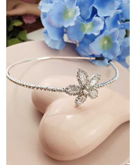 Opaska ozdobna z kwiatuszkiem