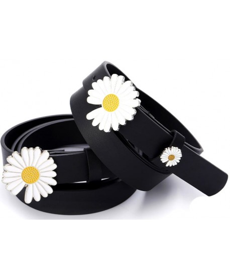 Pasek damski ze stokrotką