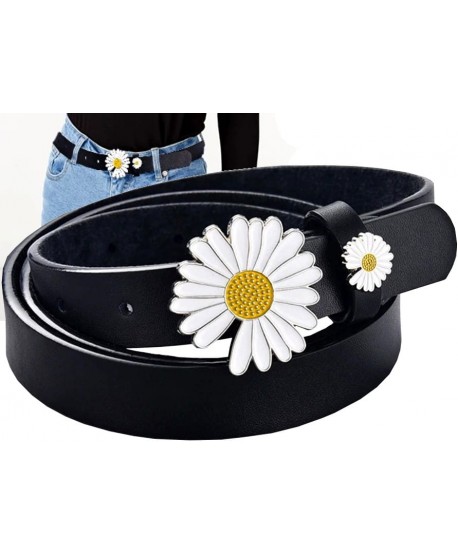 Pasek damski ze stokrotką