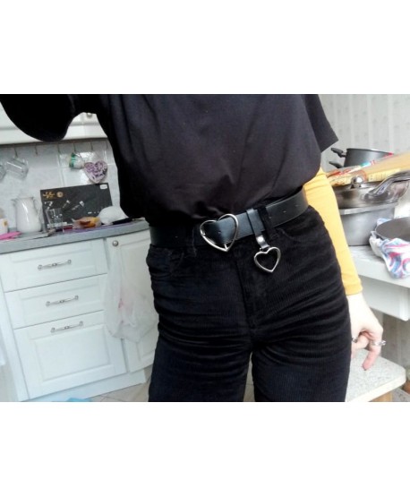 Pasek młodzieżowy z serduszkiem