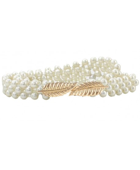 Pasek z perełkami- listki