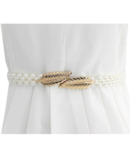 Pasek z perełkami- listki