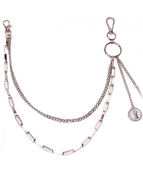 Łańcuch do spodni z kolcem i wizerunkiem