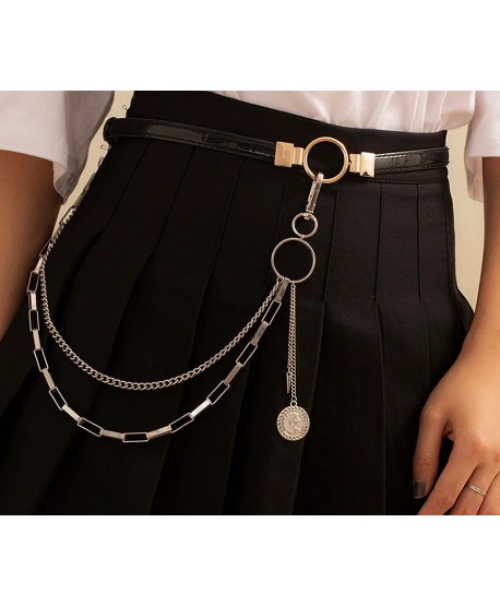 Łańcuch do spodni z kolcem i wizerunkiem