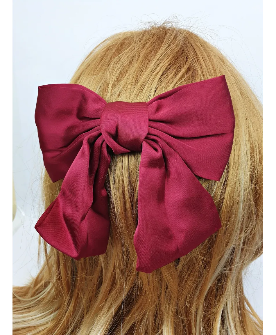 Spinka automatyczna z dużą kokardą