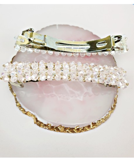 Spinka automatyczna z kryształków w kolorze do wyboru