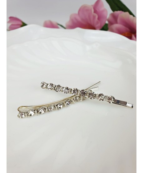 Subtelne wsuwki srebrne ozdobne