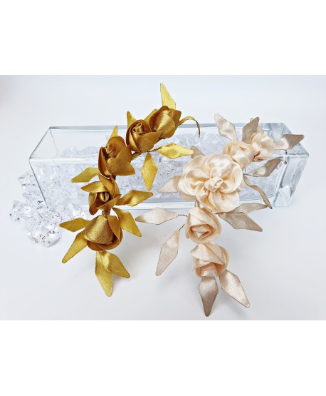 Stroiki we włosy złoty lub łososiowy