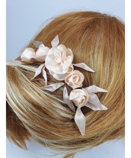 Stroiki we włosy złoty lub łososiowy