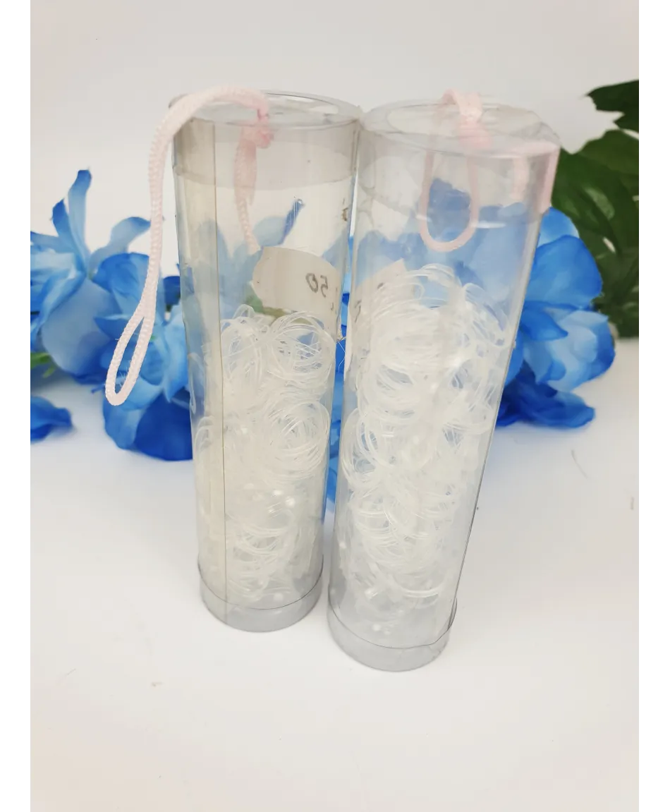 Gumeczki do warkoczyków w tubkach