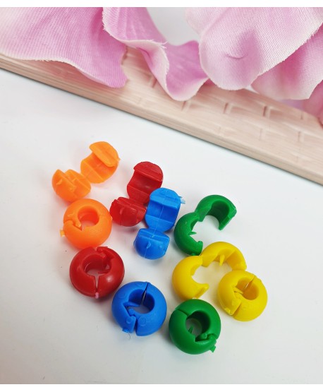 Koraliki do warkoczyków - zestaw kolorów