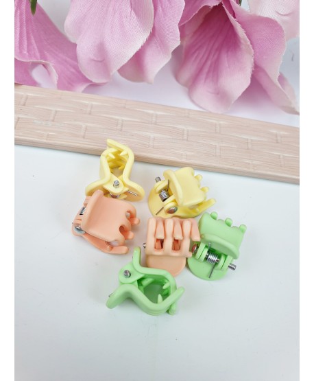 Żabki do włosów zestawy kolorów 6szt