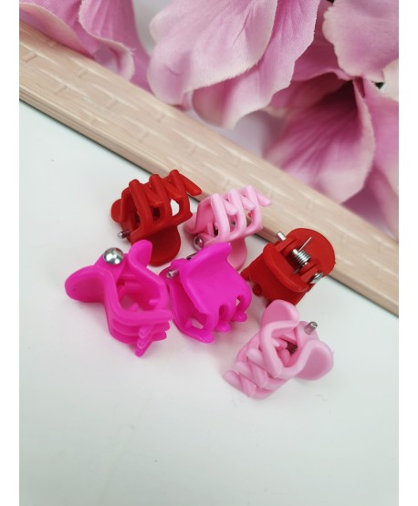 Żabki do włosów zestawy kolorów 6szt