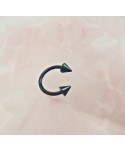 Podkowa czarna z grotami 1 cm Podkowa czarna z grotami 1 cm