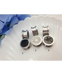 Tunele 16 mm czarna pajęczyna lub gwiazda