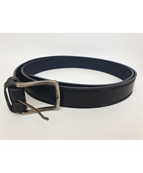 Pasek męski skórzany granat 90, 100 lub 105