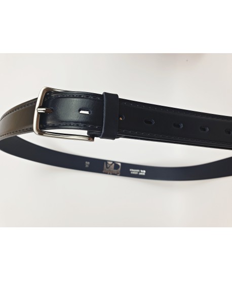 Pasek męski skórzany granat 90, 100 lub 105