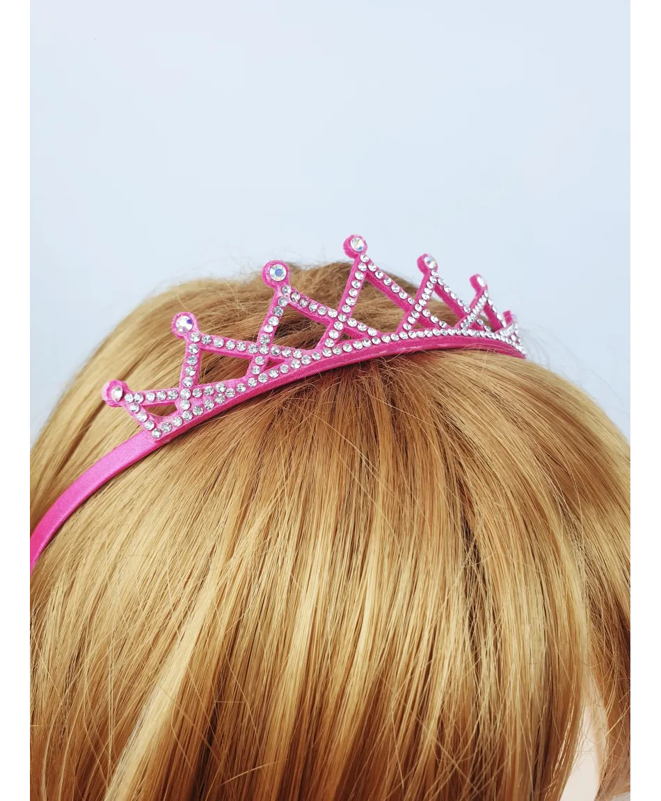 Opaska dziewczęca korona księżniczki