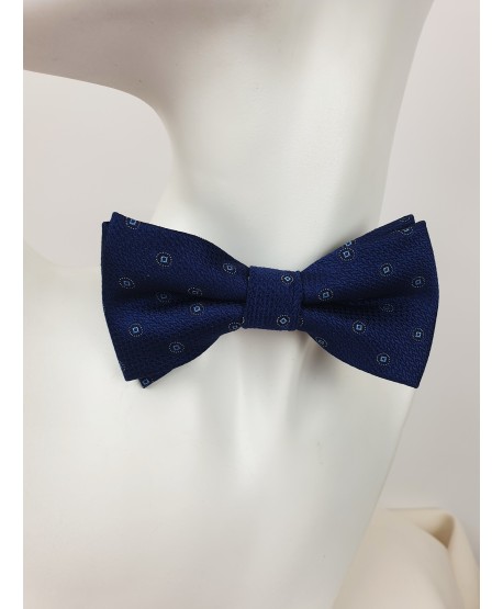 Muszka granatowa we wzorki