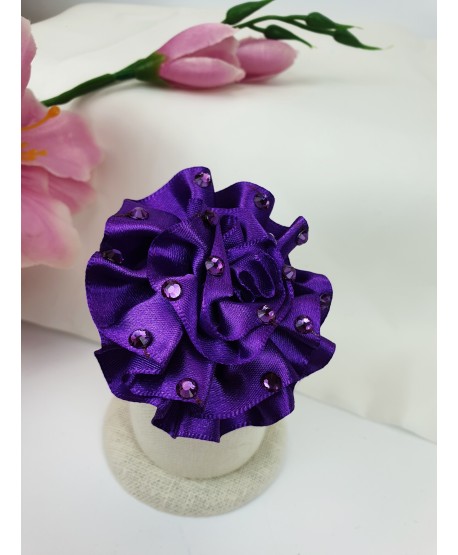 Pierścionek z bardzo dużym kwiatem