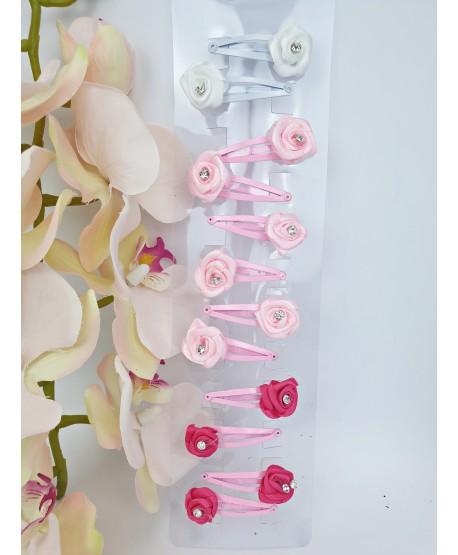 Spineczki z różyczkami 2szt