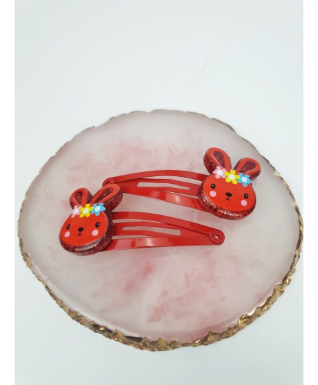 Spineczki z króliczkami 2szt