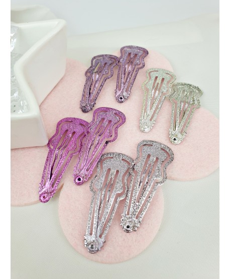 Spineczki gitary brokatowe 2szt