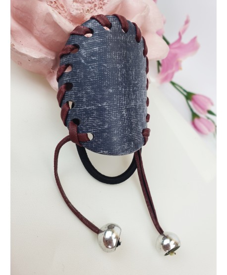 Gumki z jeansowymi nakładkami