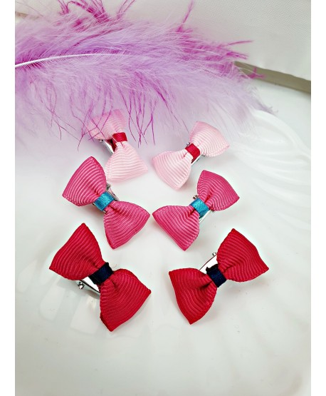 Zestaw różowych kokardek