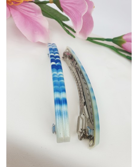 Spinki automatyczne kolorowe cienkie