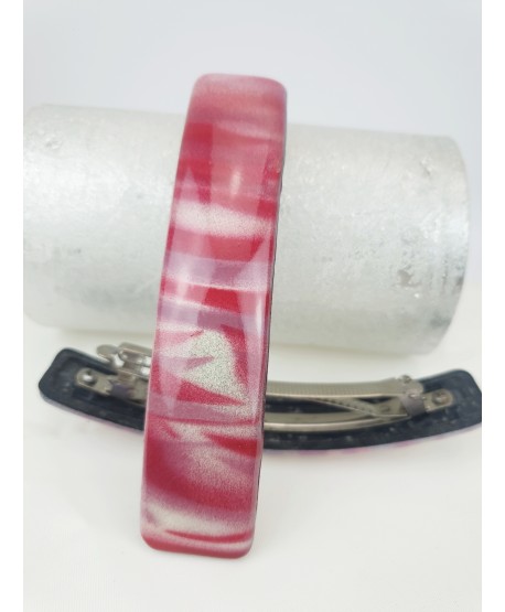 Spinki automatyczne kolorowe prostokątne