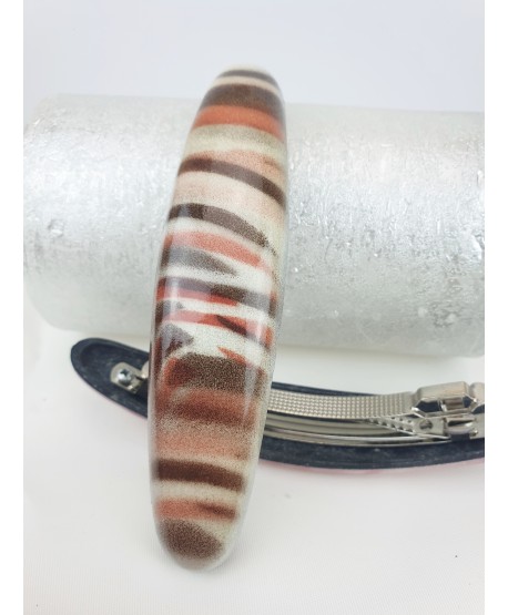 Spinki automatyczne kolorowe owalne