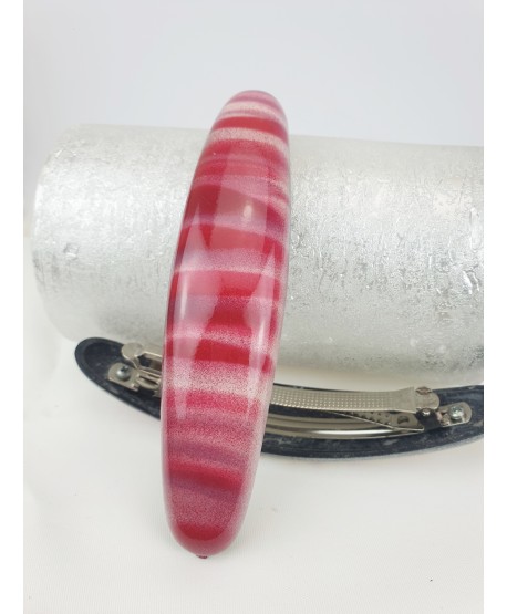 Spinki automatyczne kolorowe owalne