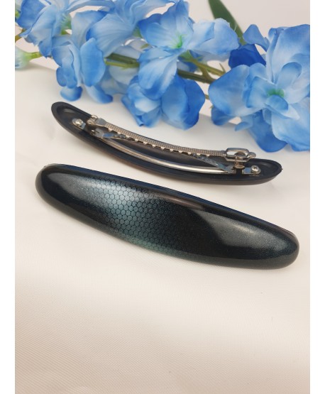 Spinki automatyczne ciemne owalne