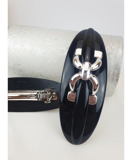 Spinki automatyczne z ozdobą