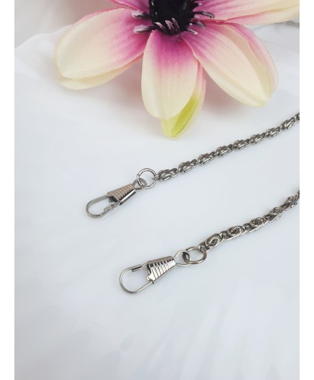 Łańcuszek do torebki srebrny