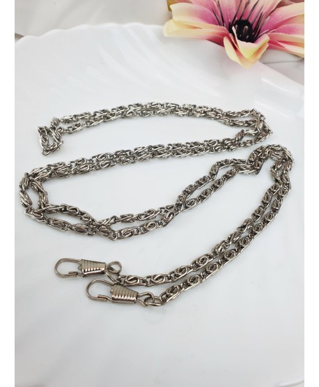 Łańcuszek do torebki srebrny