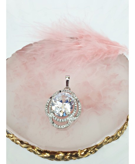 Zawieszka stal duża cyrkonia