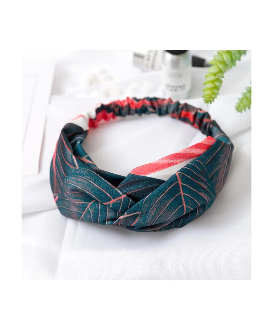 Opaska z węzłem liście