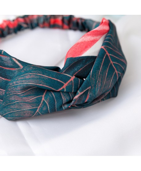 Opaska z węzłem liście