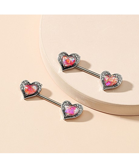 Kolczyki do sutków z serduszkami