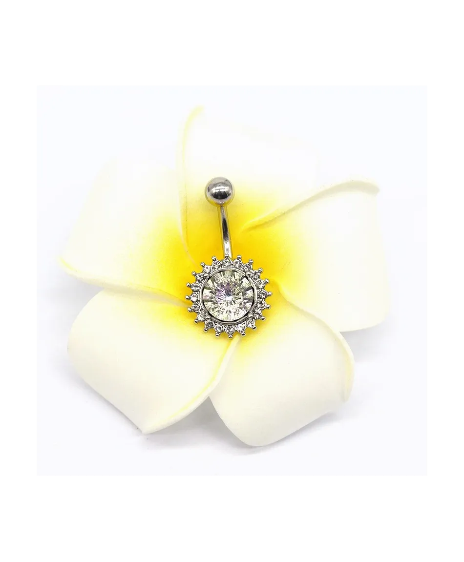 Kolczyki do pępka błyszczące