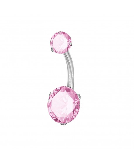 Kolczyki do pępka z cyrkonią