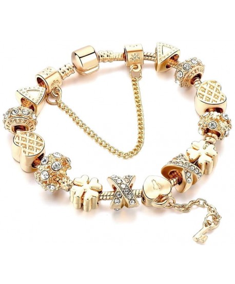 Bransoletka złota modułowa