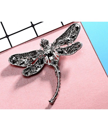 Broszki ważki cyrkoniowe różne kolory