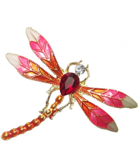 Broszki ważki zielona lub czerwona