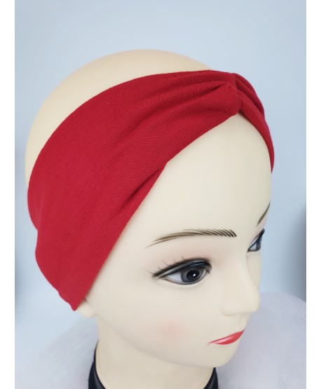 Opaski na włosy z węzłem jednolite